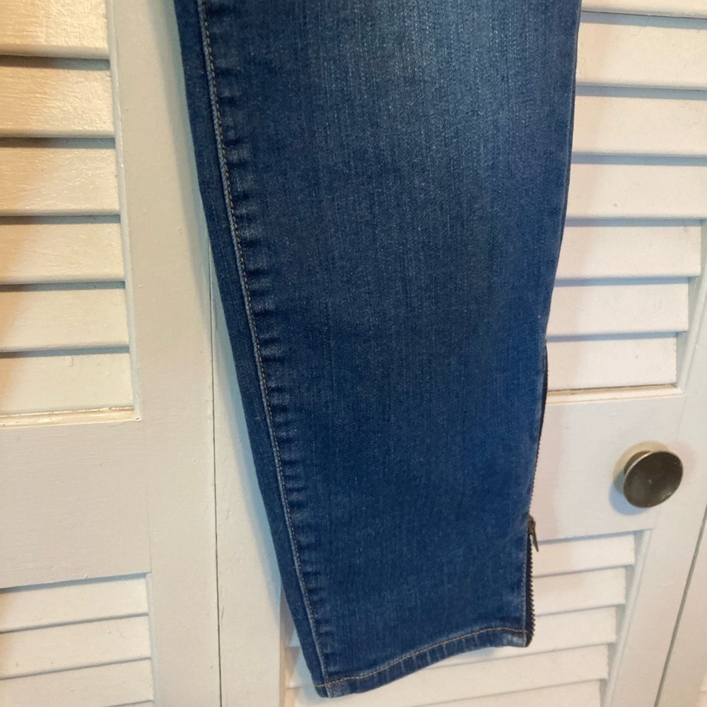 Madewell Blue Skinny Zipper Ankle Denim Jeans Size 30 - Picture 9 of 12